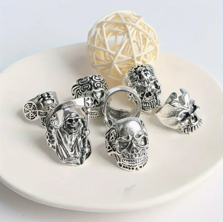 Anillos Cráneos, Acero Inoxidable